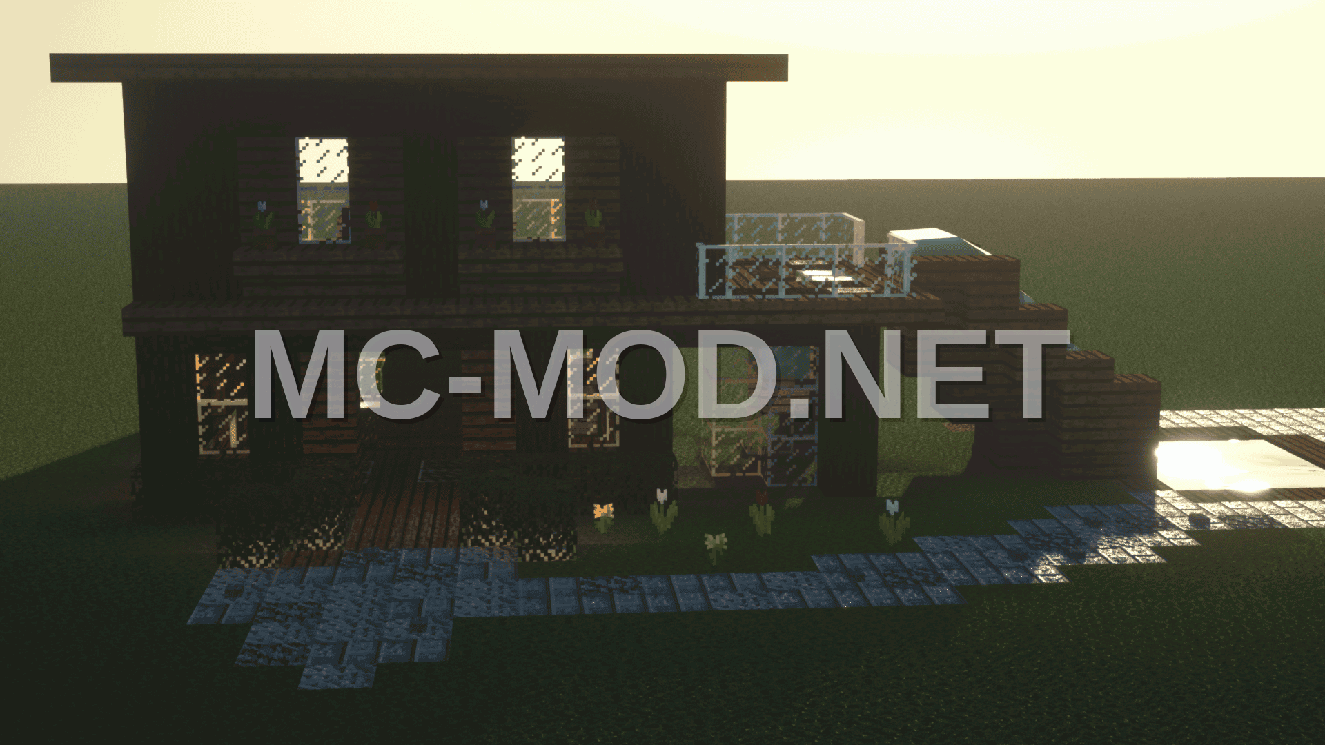 Modern Wooden House With Pool