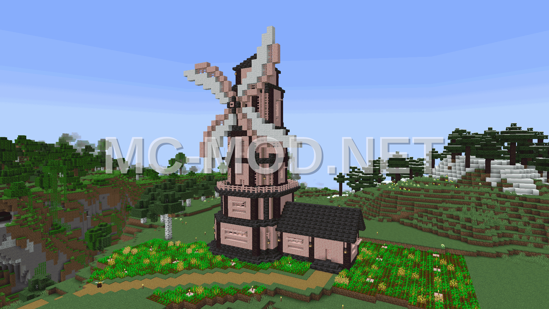 Pink Blossom Mill