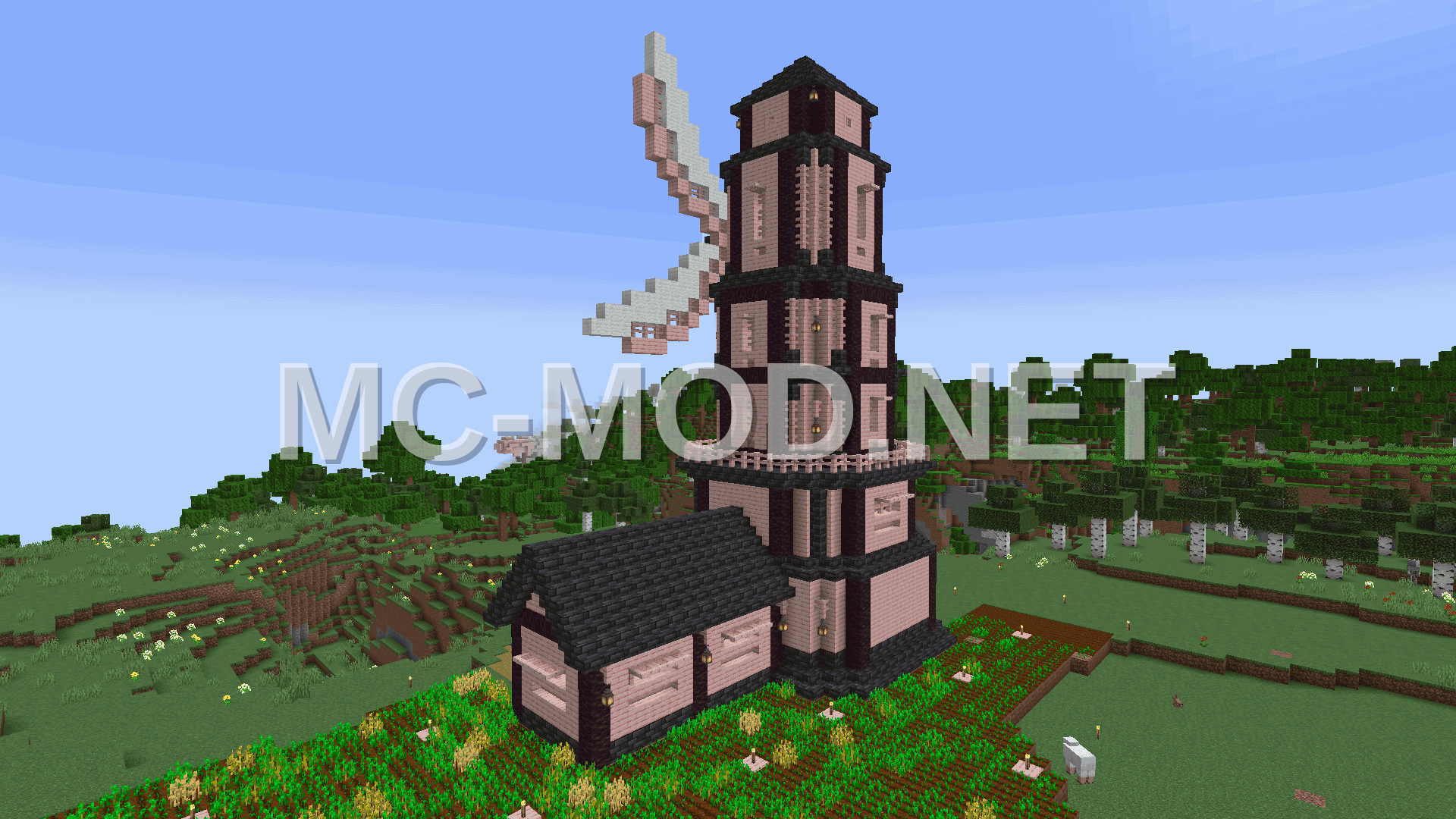 Pink Blossom Mill