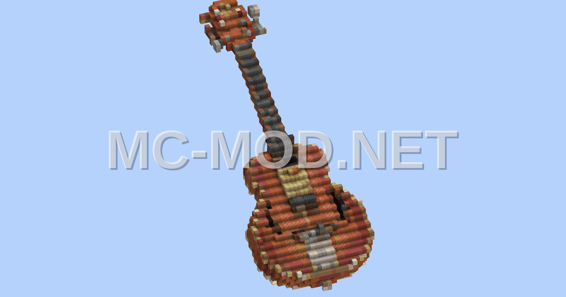 Musical Guitar Statue