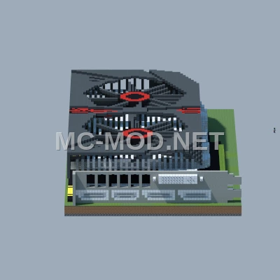 NVIDIA GeForce GTX 960 Graphics Card Pixel Art