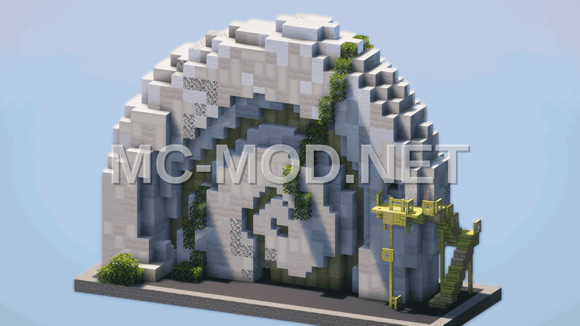 Nautilus Shell House Minecraft Build