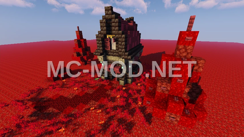 Nether Fantasy House Build