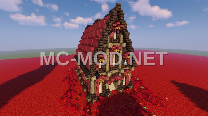 Nether Fantasy Library Structure