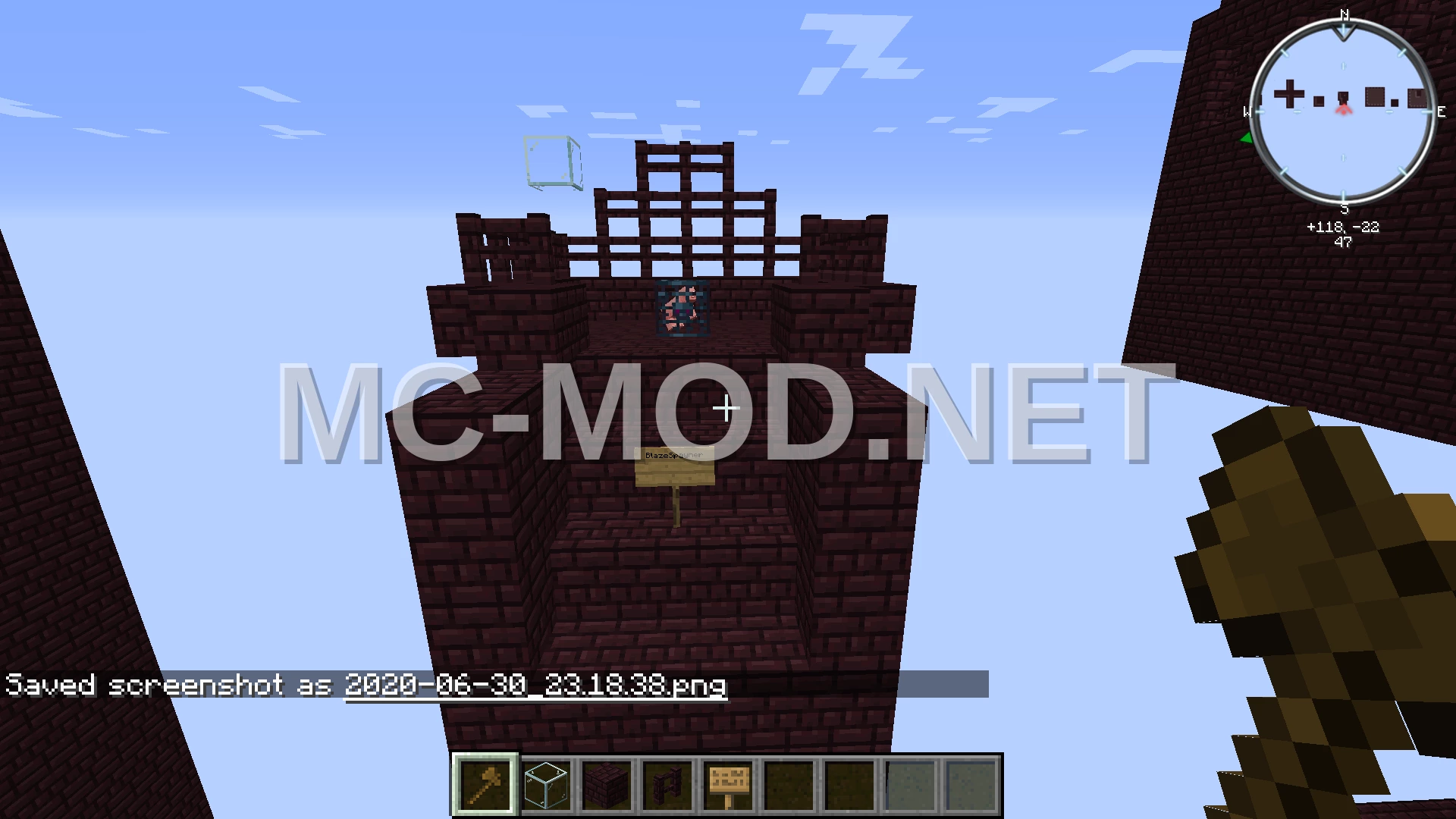 Nether Fortress Blaze Spawner