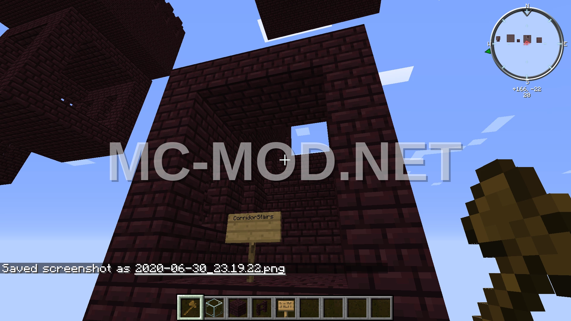 Nether Fortress Corridor Stairs Structure