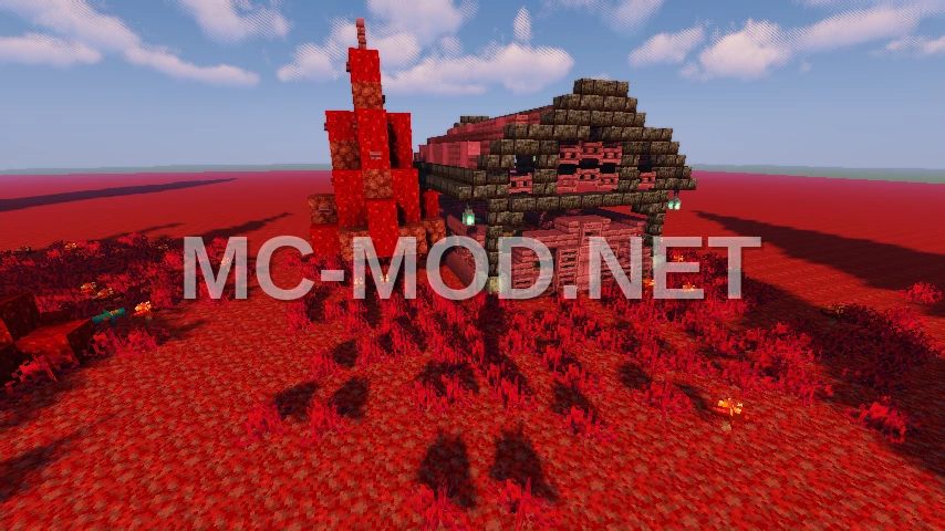 Nether Hoglin Stable Fantasy Build