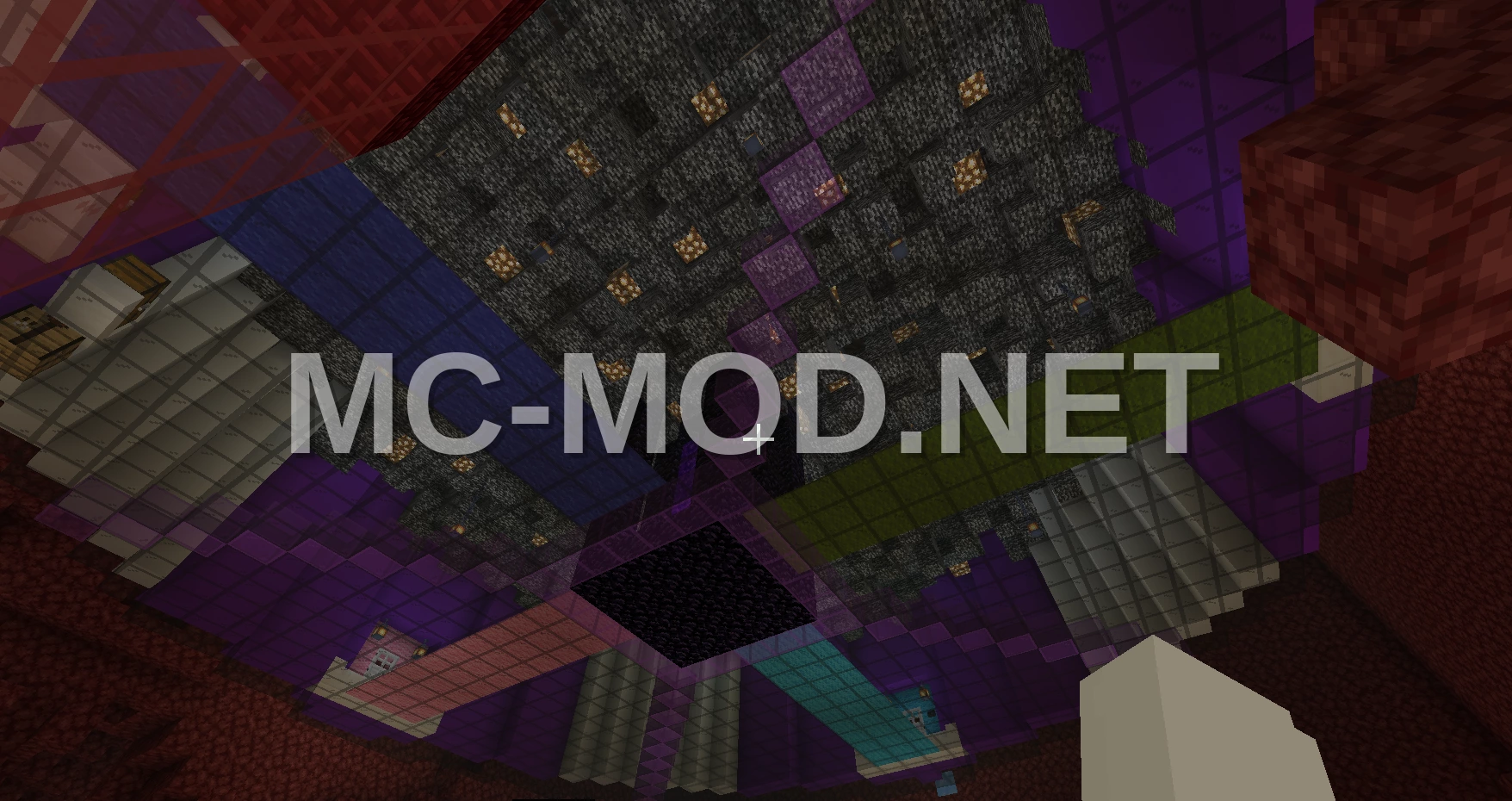 Nether Hub with Glass Floors