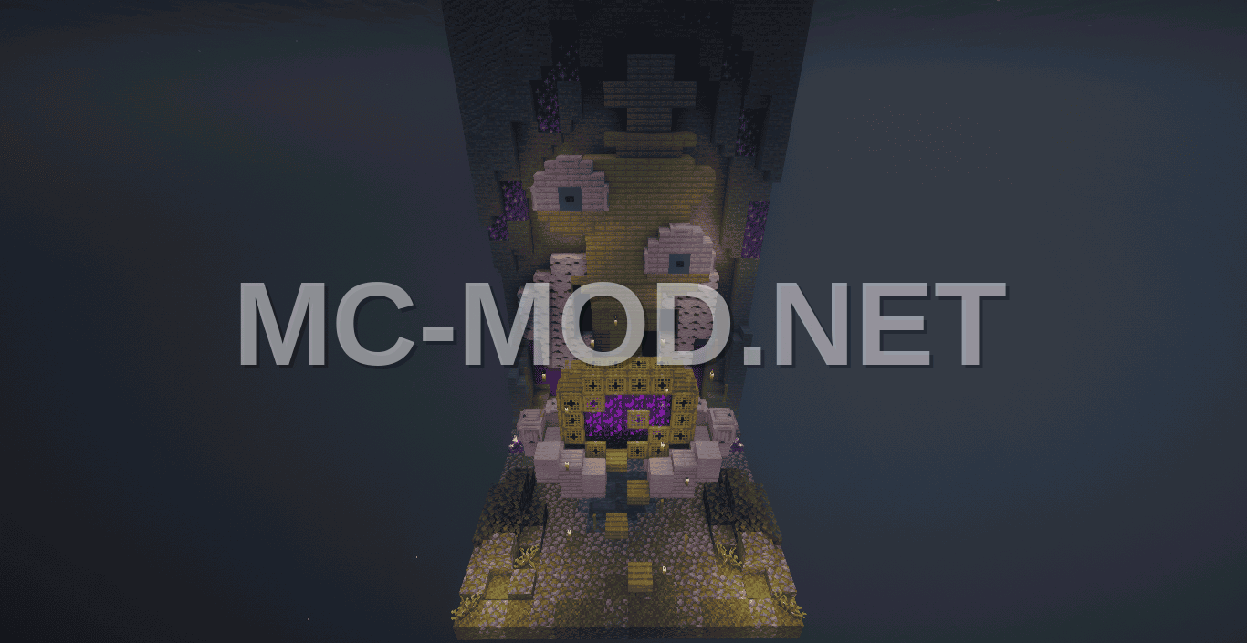 Nether Portal Decoration – Stone & Birch