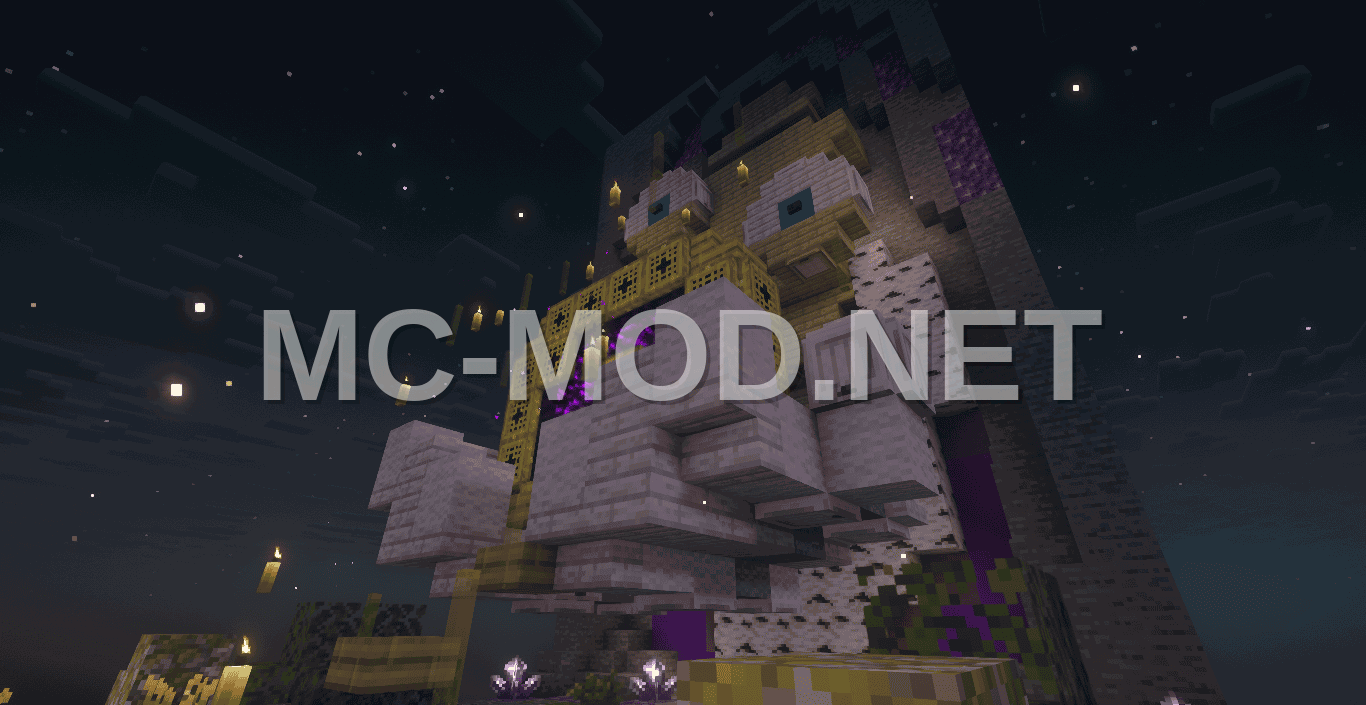 Nether Portal Decoration – Stone & Birch