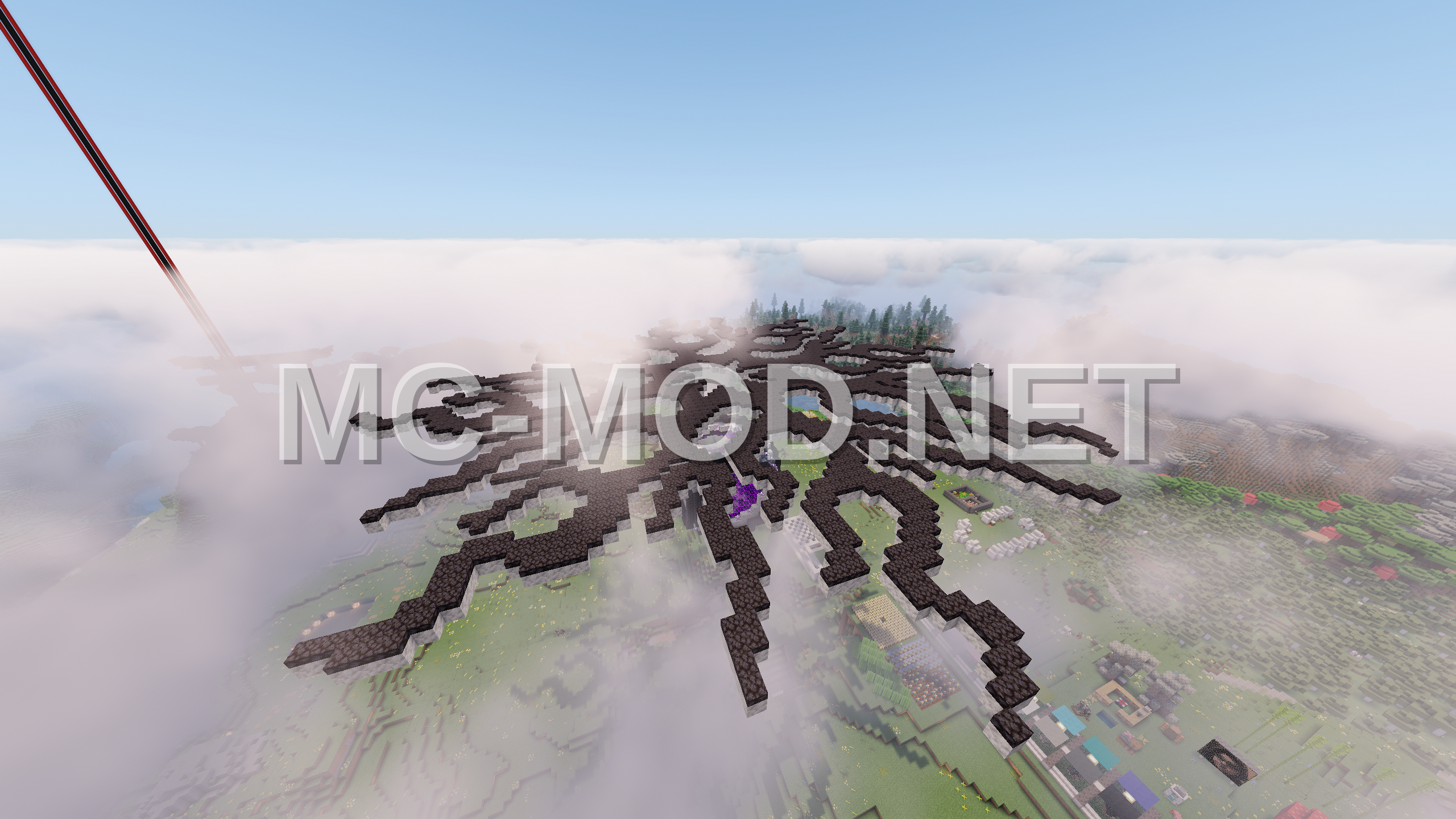 Nether Portal Sky Design