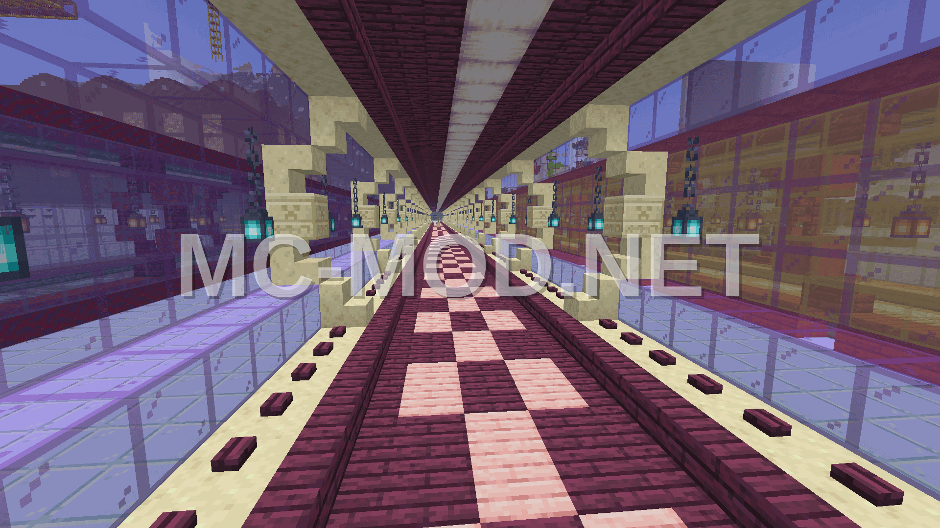 Nether Tunnels With Froglight Variants