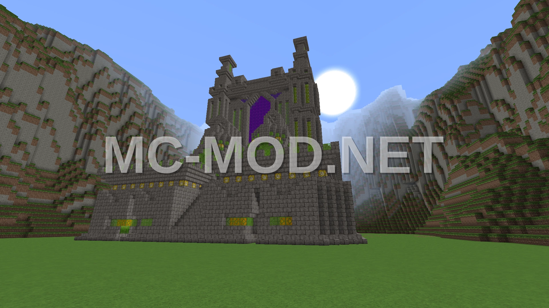 Nether and Ender Portal Hub with Workstation