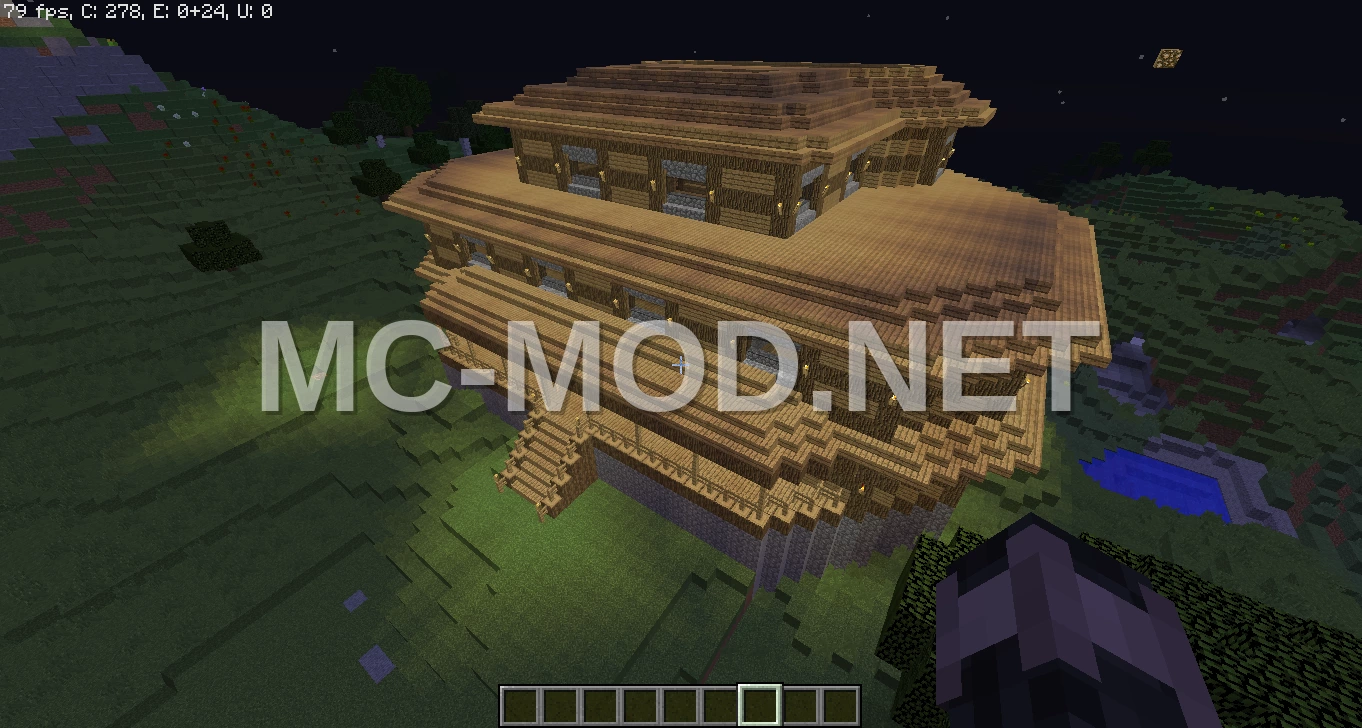Oak and Cobblestone Mansion
