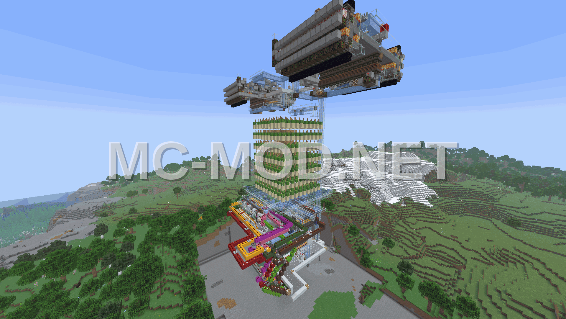 Optimized Dye Production Farm
