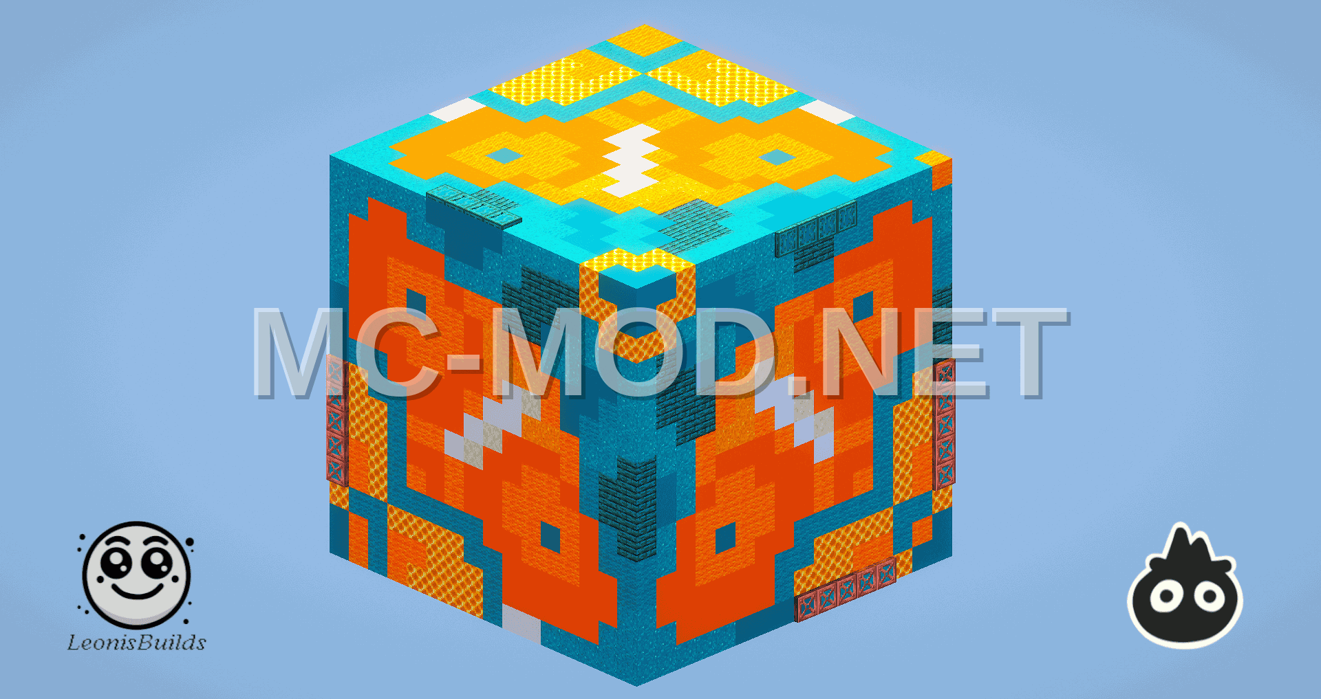 Orange Glazed Terracotta Structure