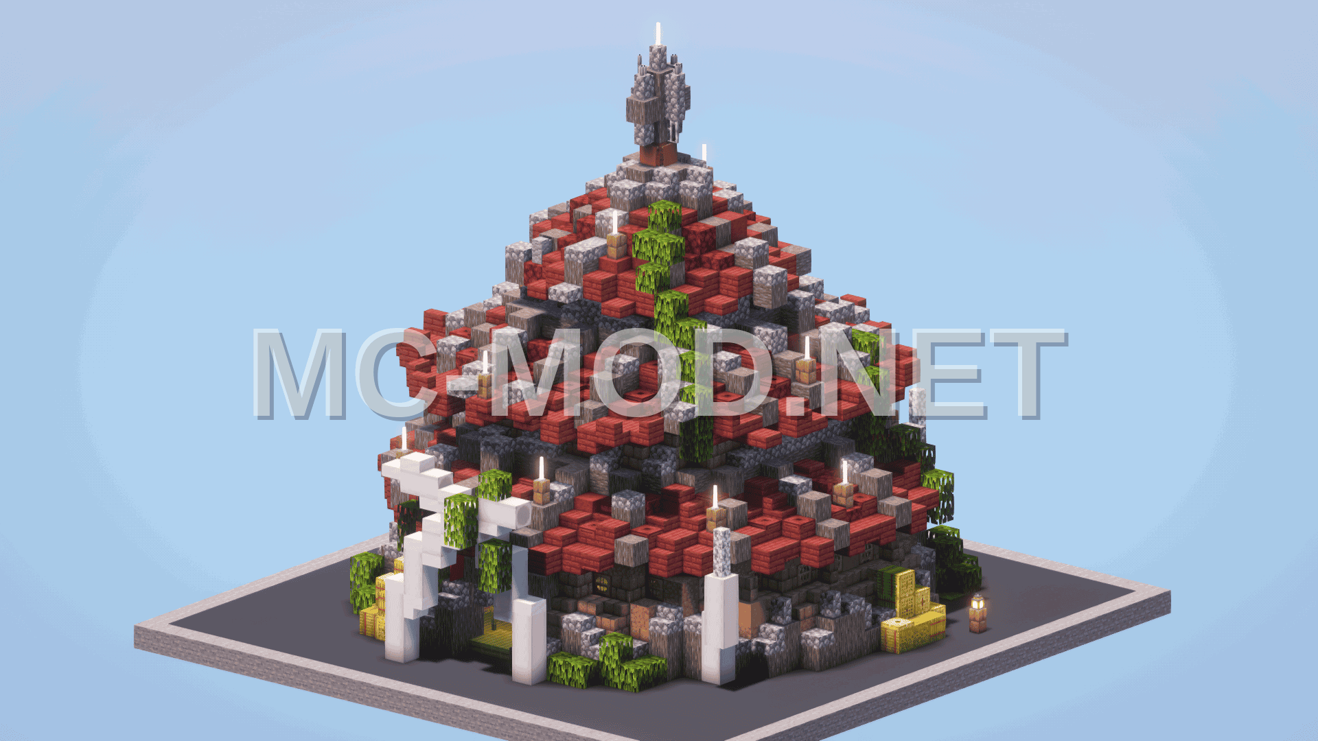 Orchish Big Hut Minecraft Structure
