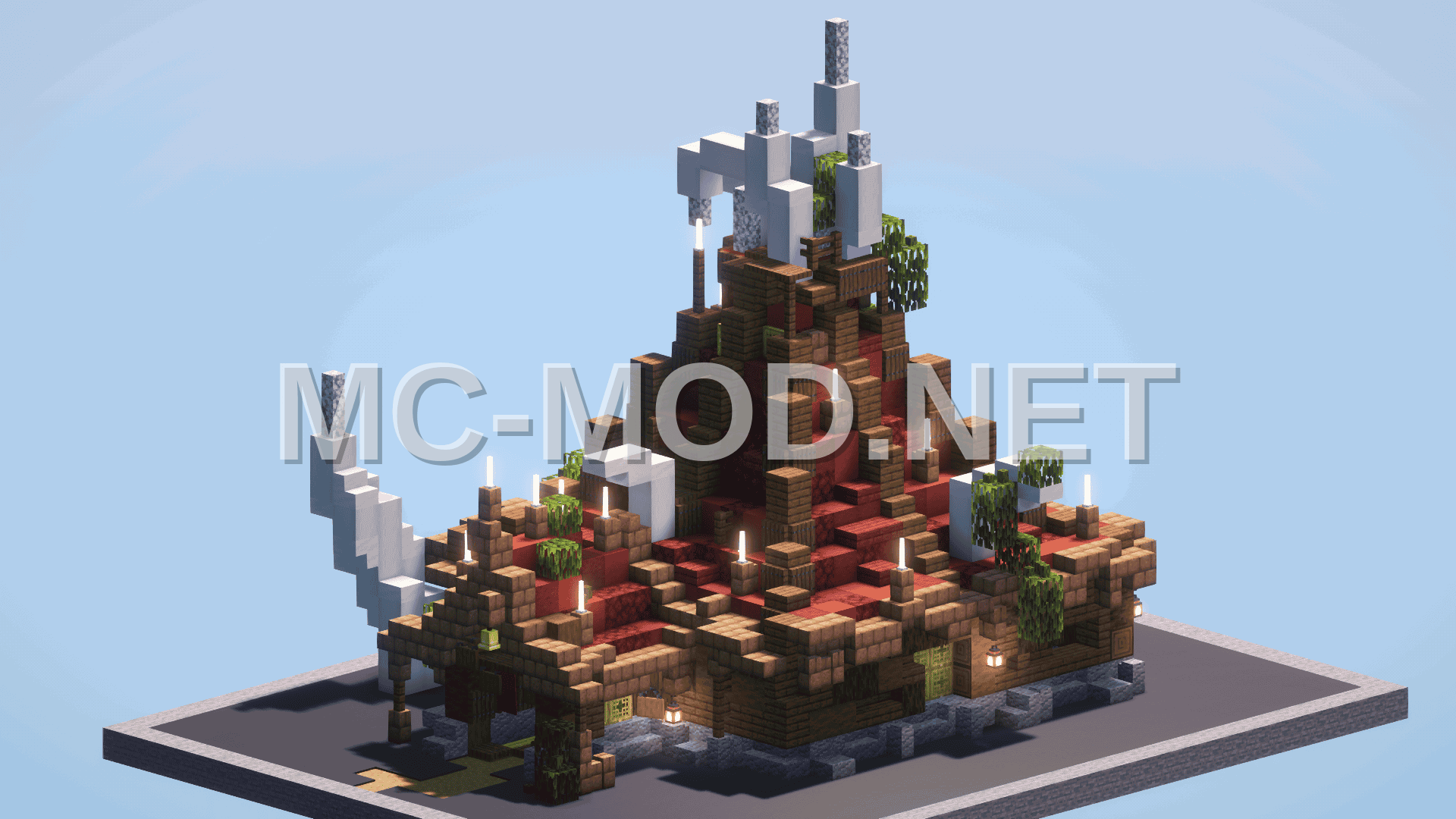 Orchish Pyramidal Huts 1-3 Style
