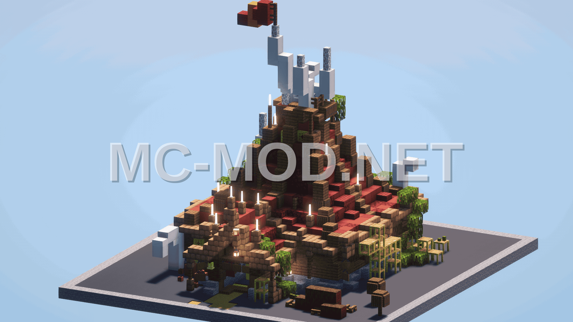 Orchish Pyramidal Huts 1-3 Style