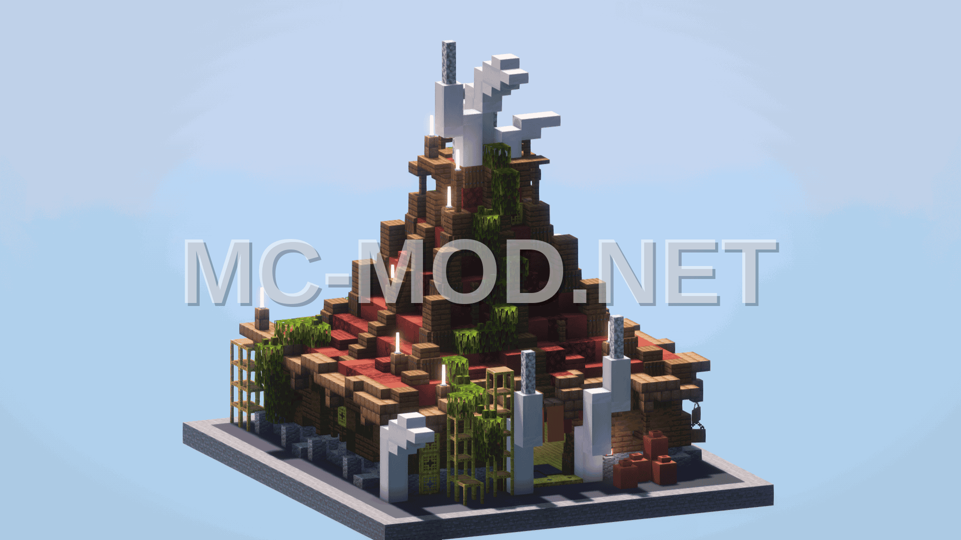 Orchish Pyramidal Huts 1-3 Style
