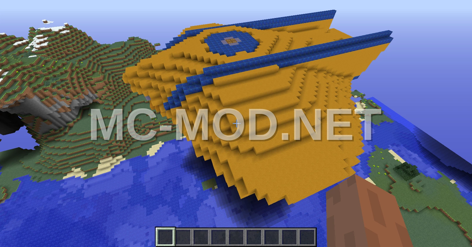 Oversized Flying Submarine