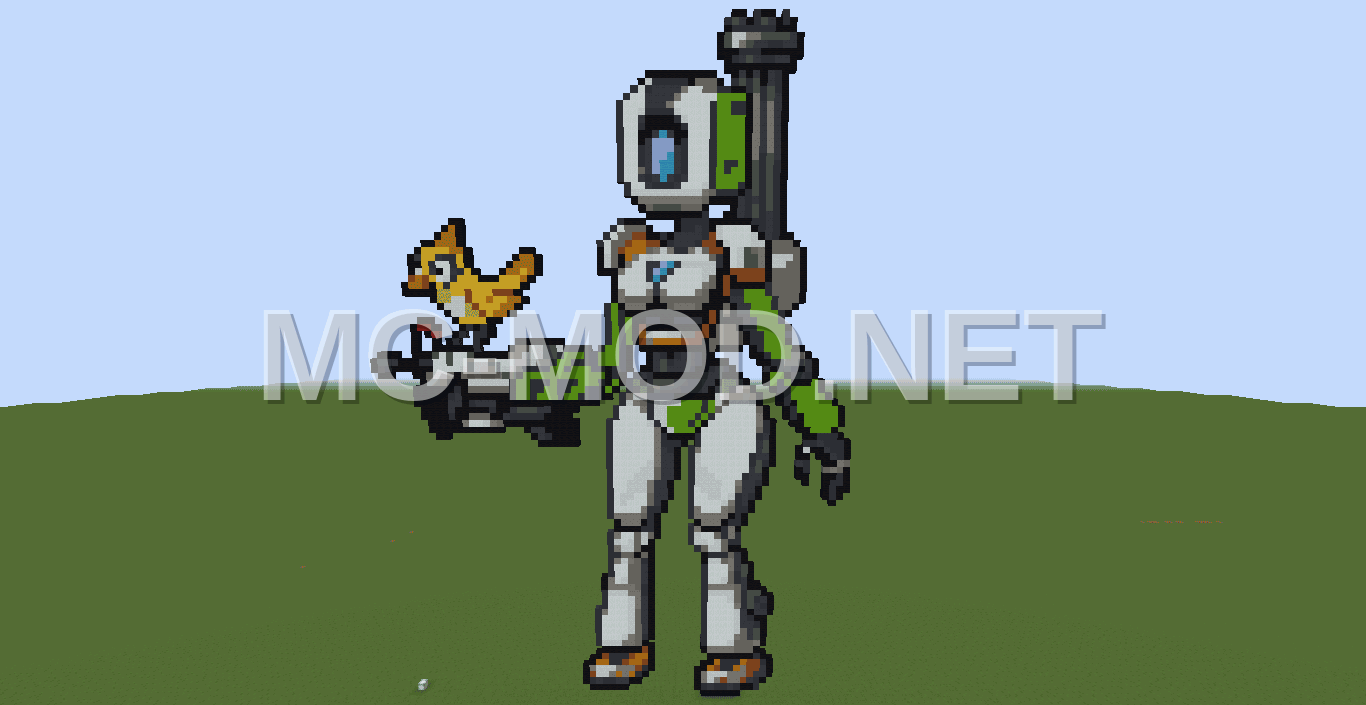 Overwatch Bastion Pixel Art