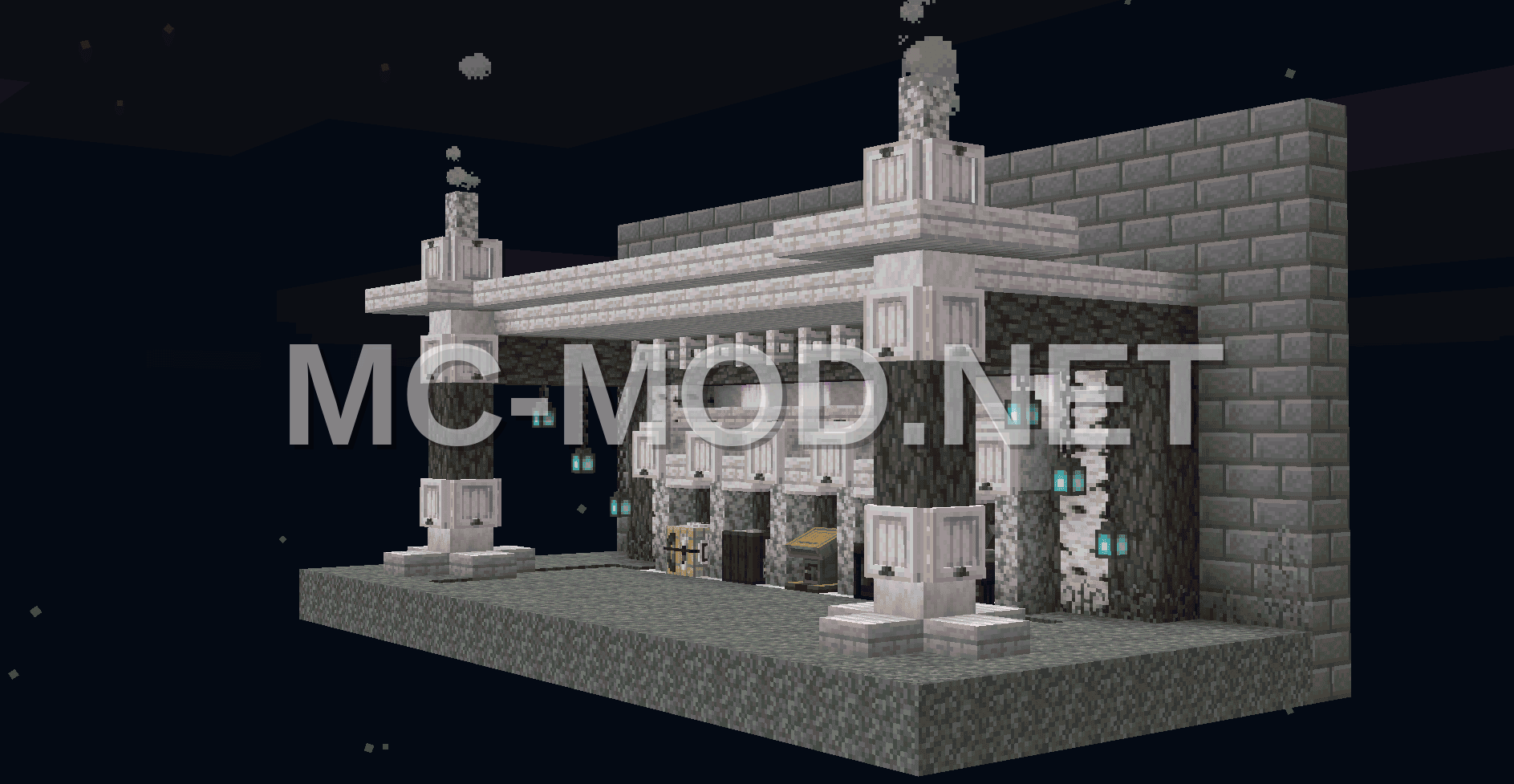 Pale Wood Trading Hall Structure