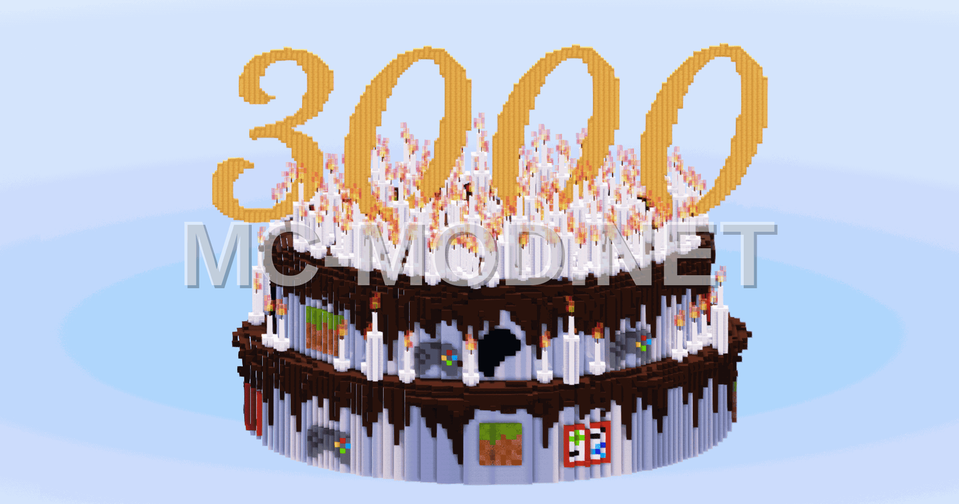 Patreon Cake 3000 Followers Tower