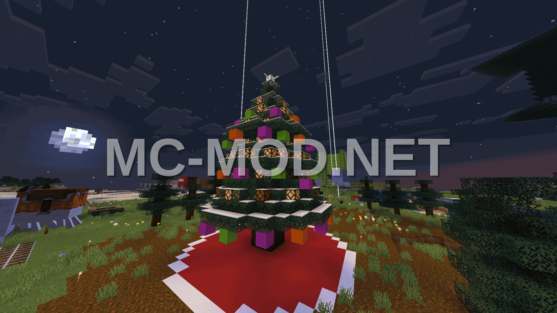 Christmas Tree Redstone Decoration