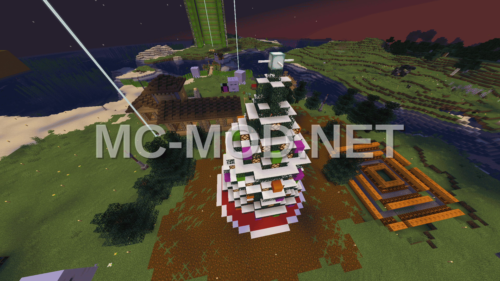 Christmas Tree Redstone Decoration