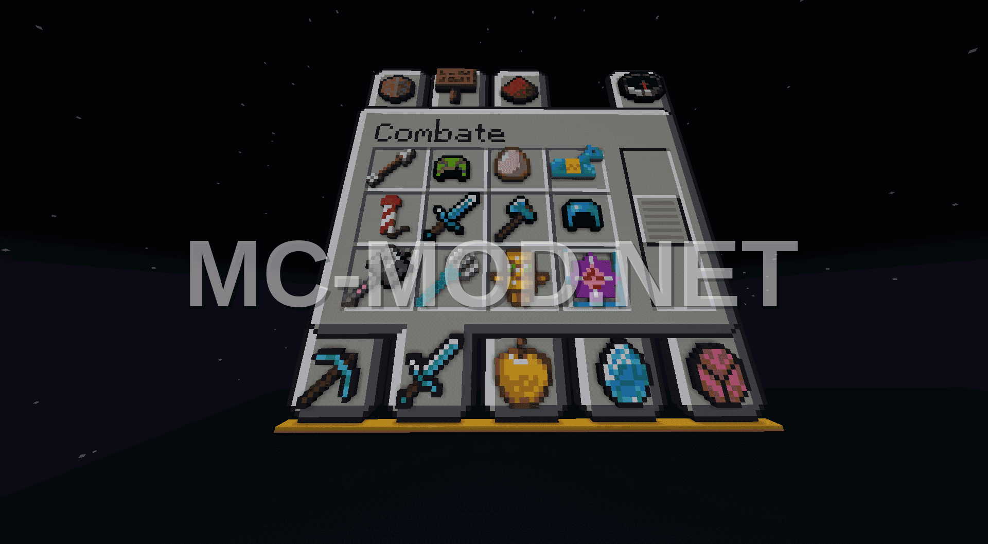 Pixel Art Creative Menu