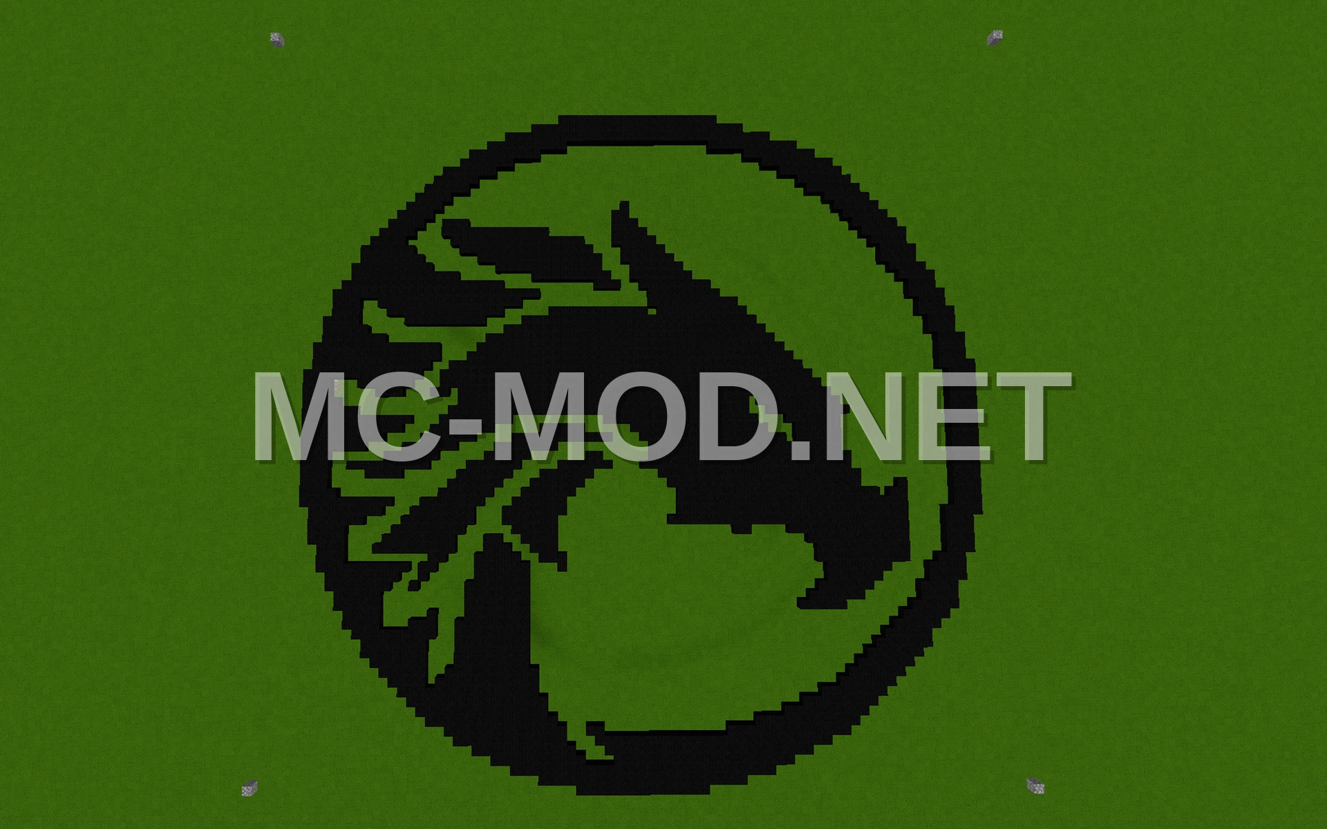 Pixel Art Dragon Yin-Yang