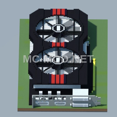 Pixel Art Graphics Card Replica