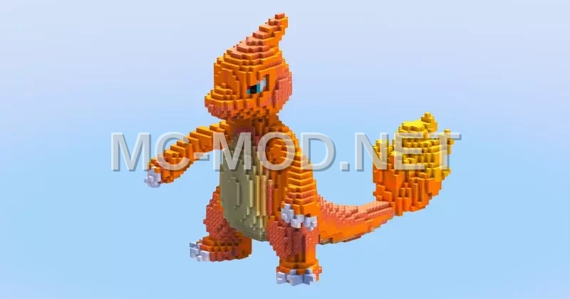 Pokemon Charmeleon Statue