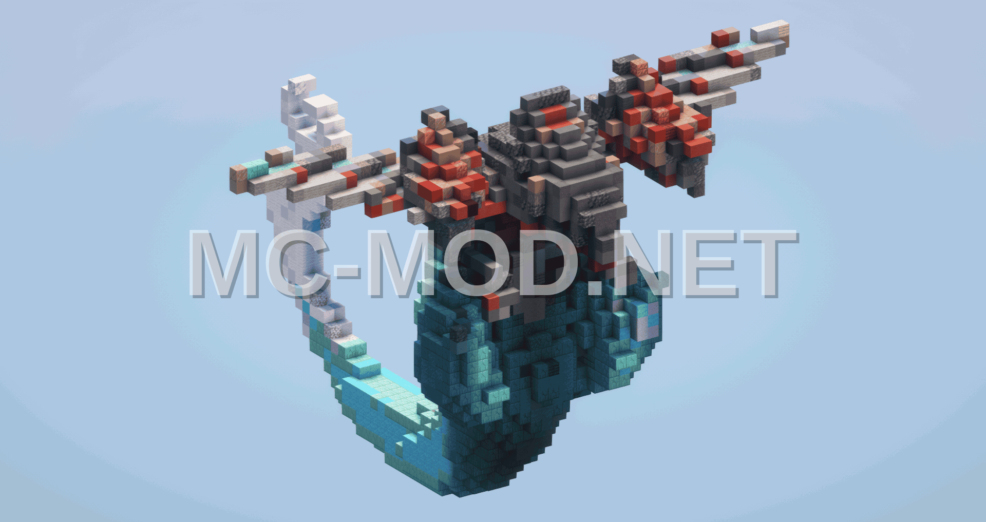 Prismarine Dragapult Pokemon Statue