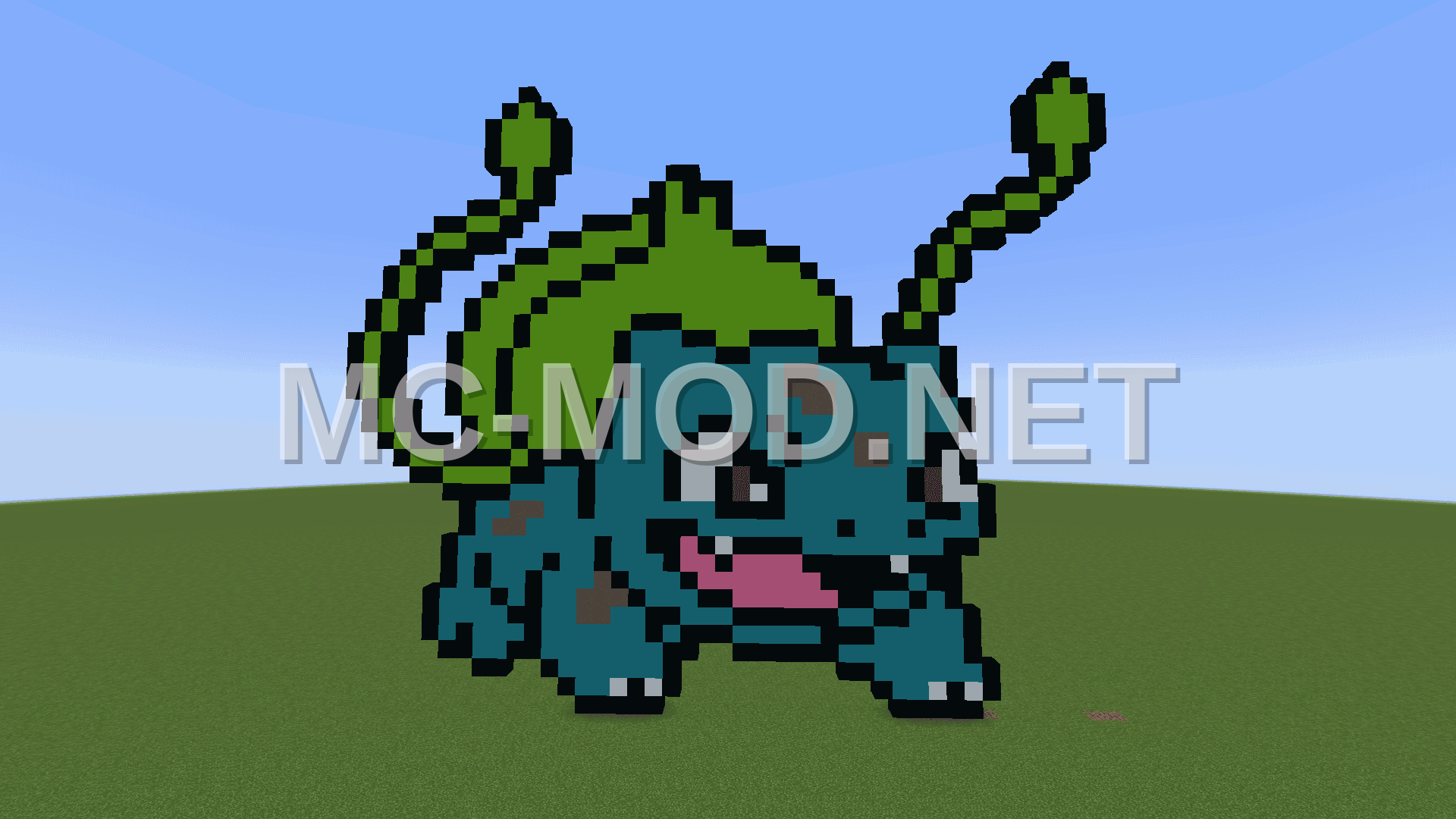 Pokemon Pixel Art Bulbasaur Decoration