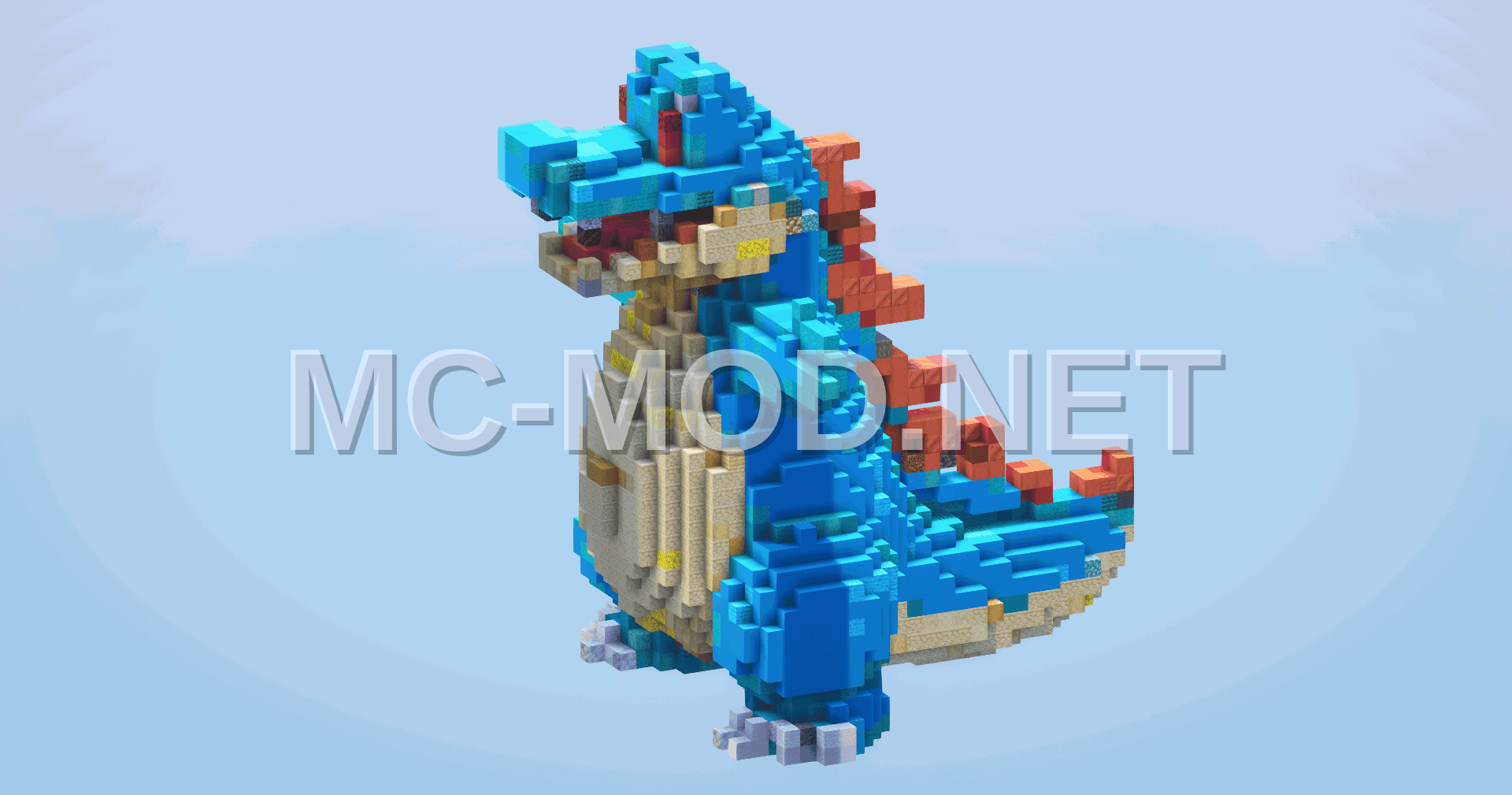 Pokemon Totodile Statue