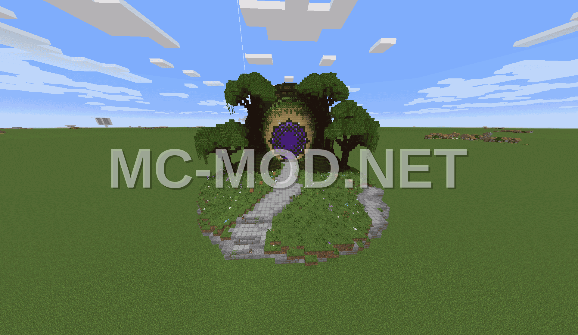 Nether Portal Forest Decor