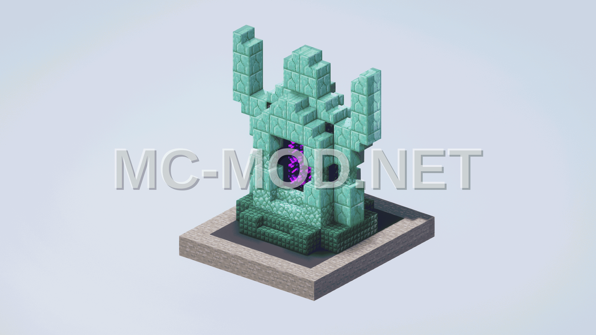 Prismarine Nether Portal