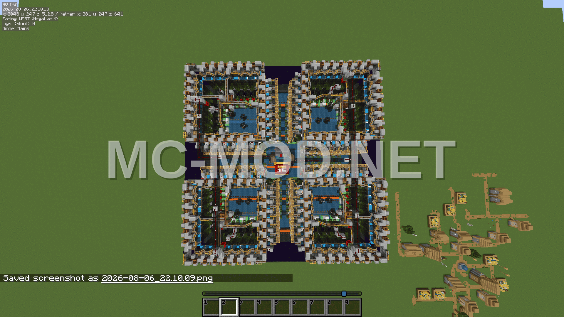 Quad Iron Farm With Mega Storage
