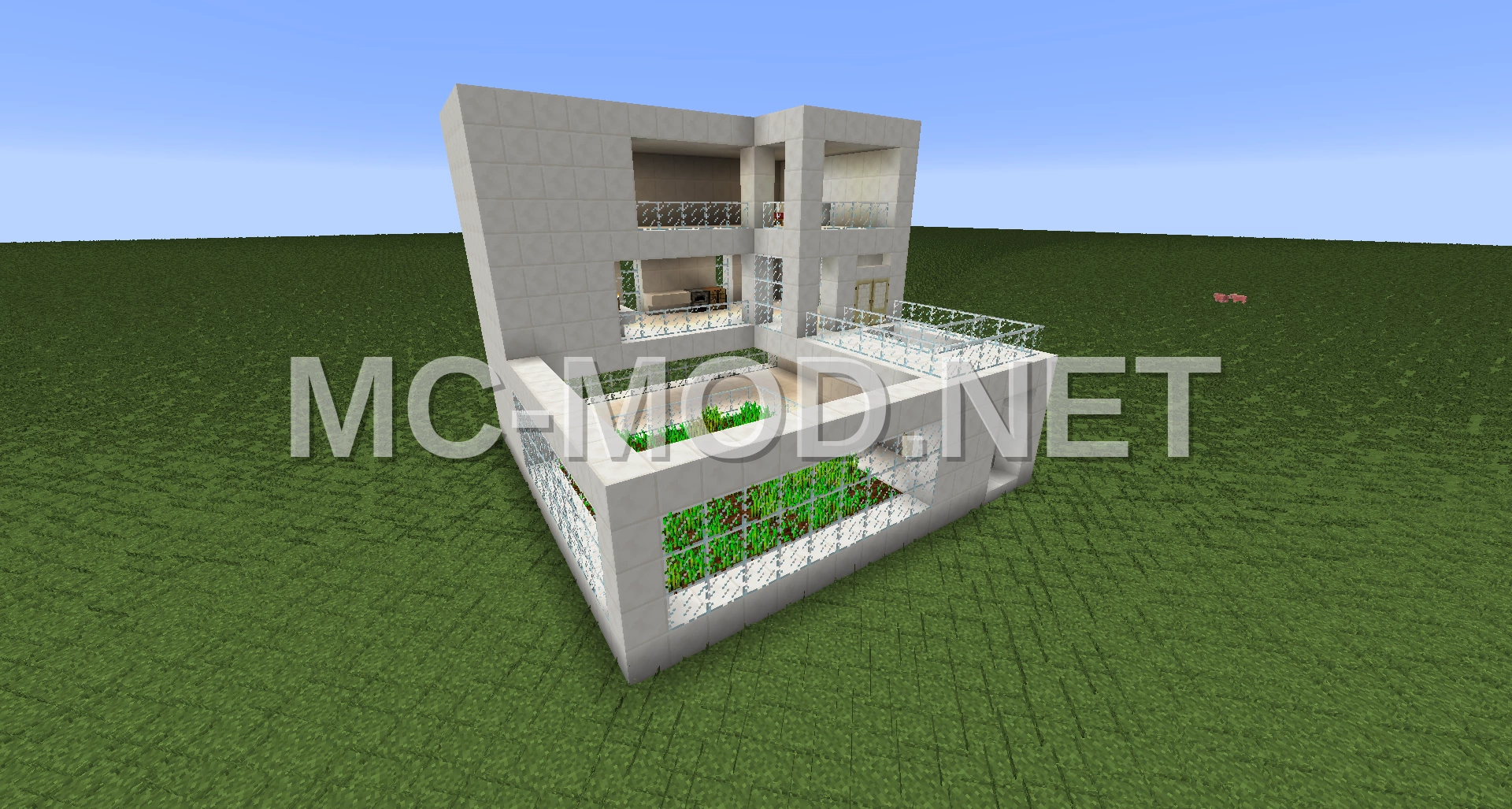 Quartz House with Wheat Farm