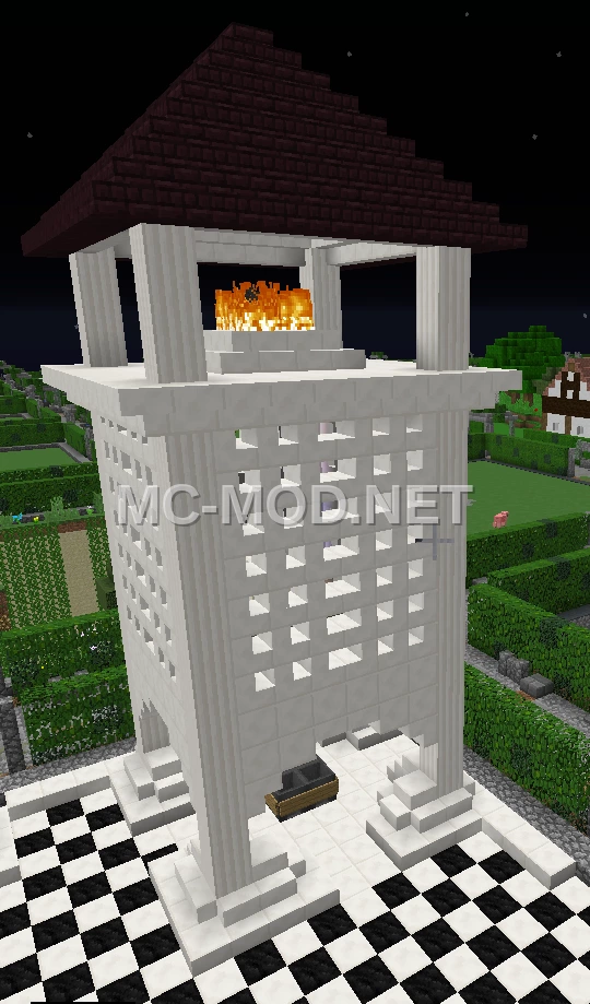 Quartz Tower With Donation Chests