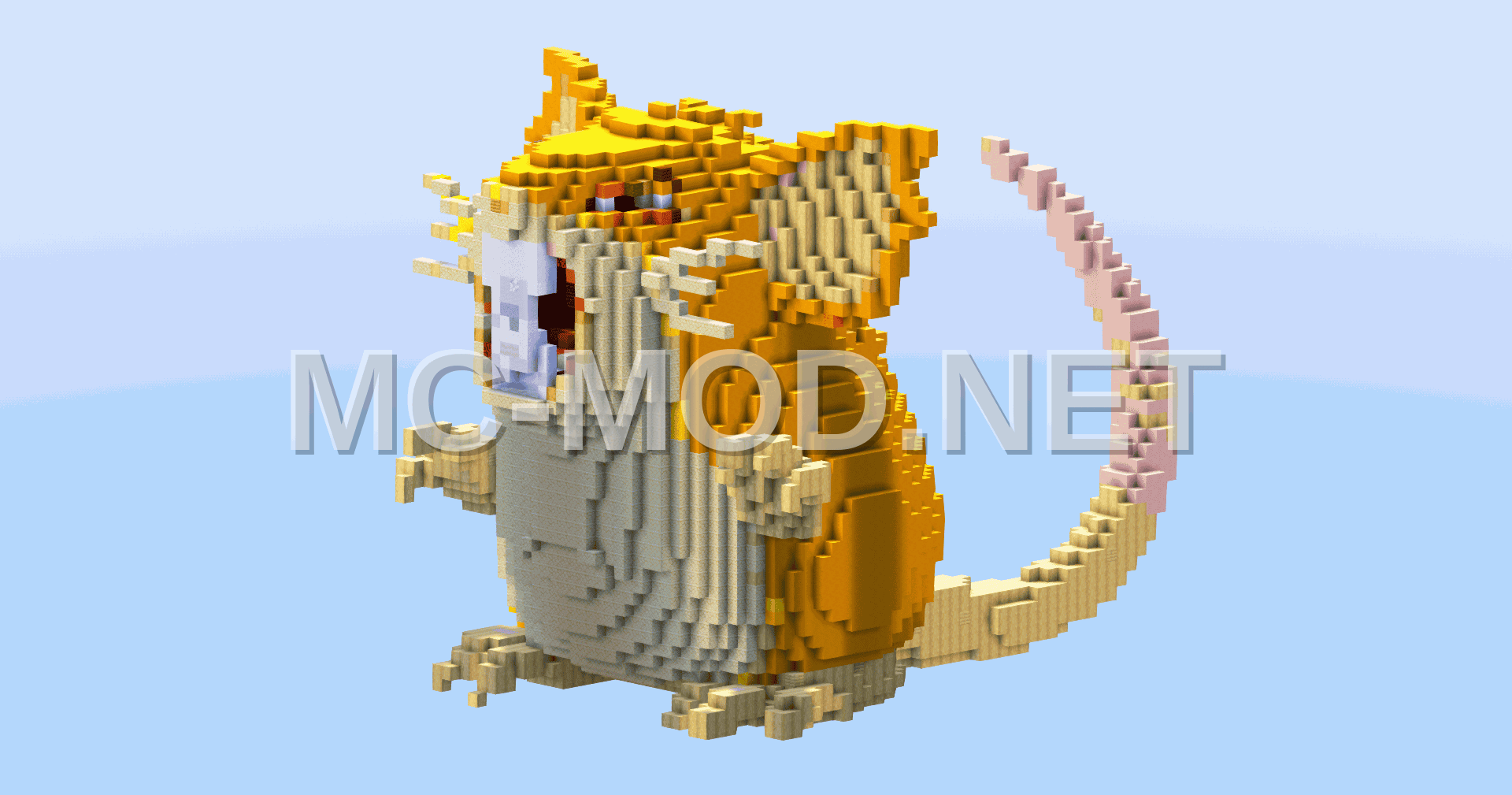Raticate Minecraft Build