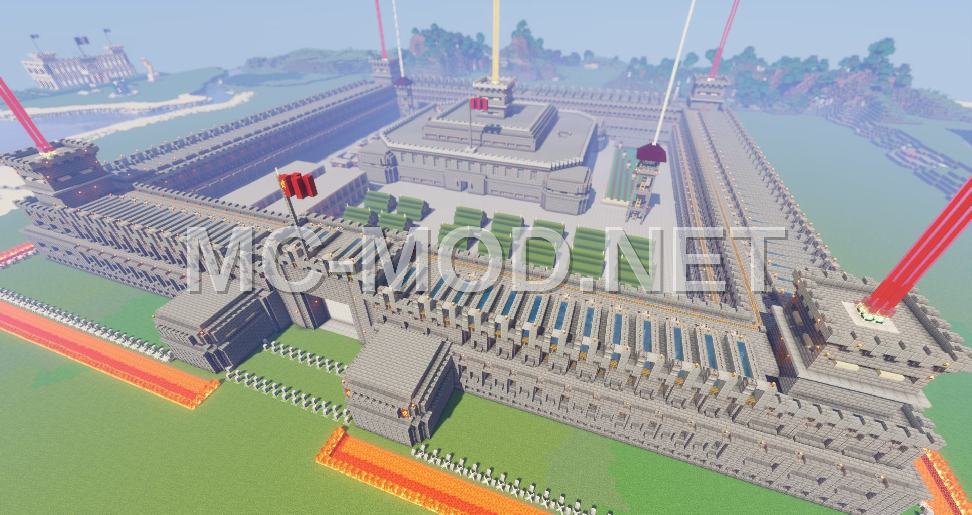 Red Fortress Mega Structure
