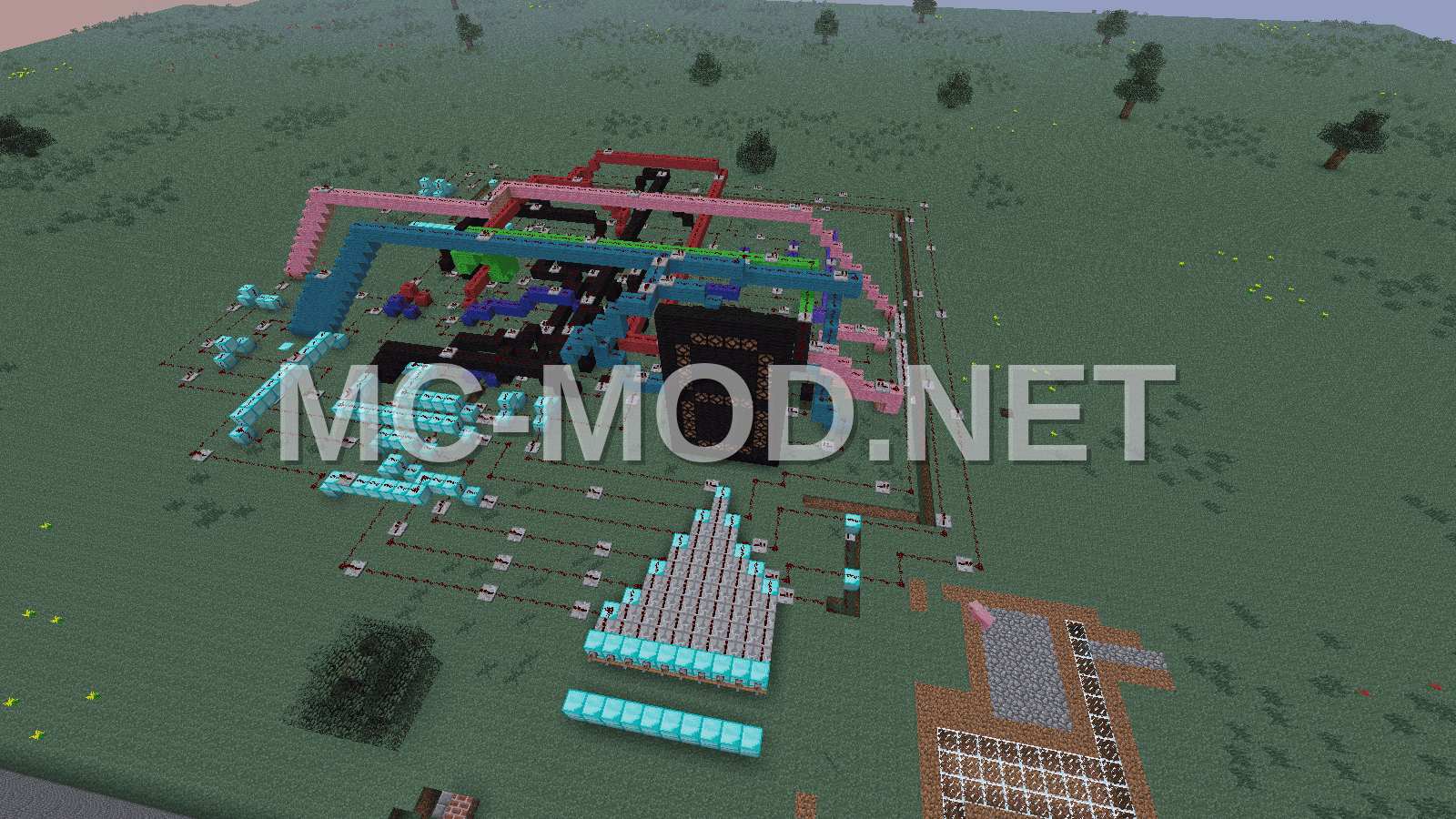 Redstone Number Display – 0-9
