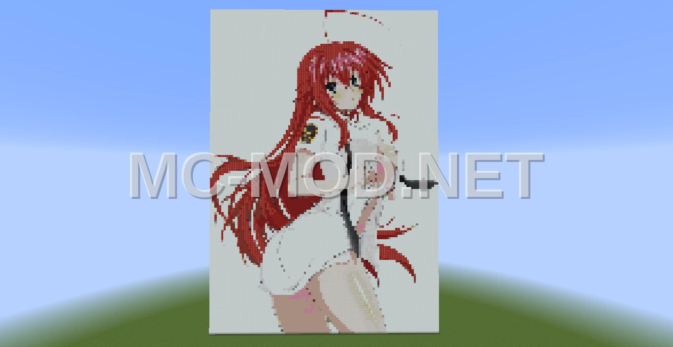Rias Gremory Pixel Art