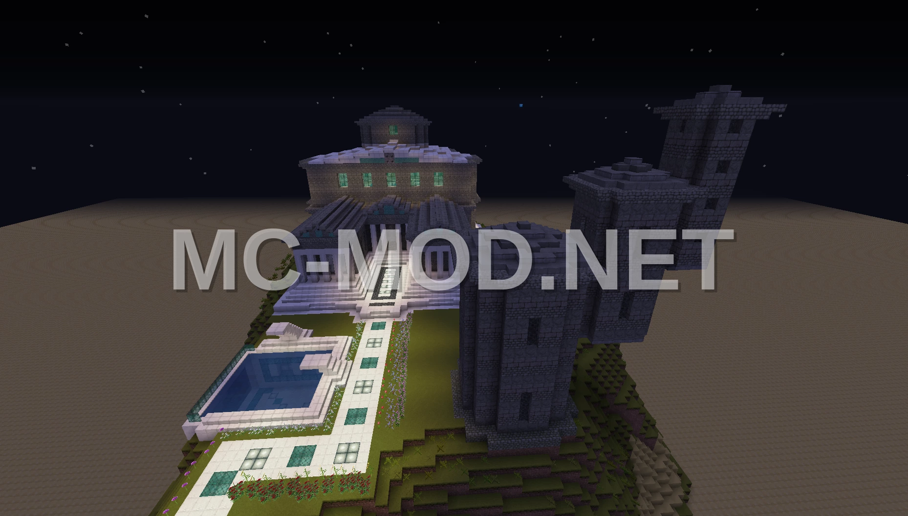 Ridge Mansion With Pool And Tower