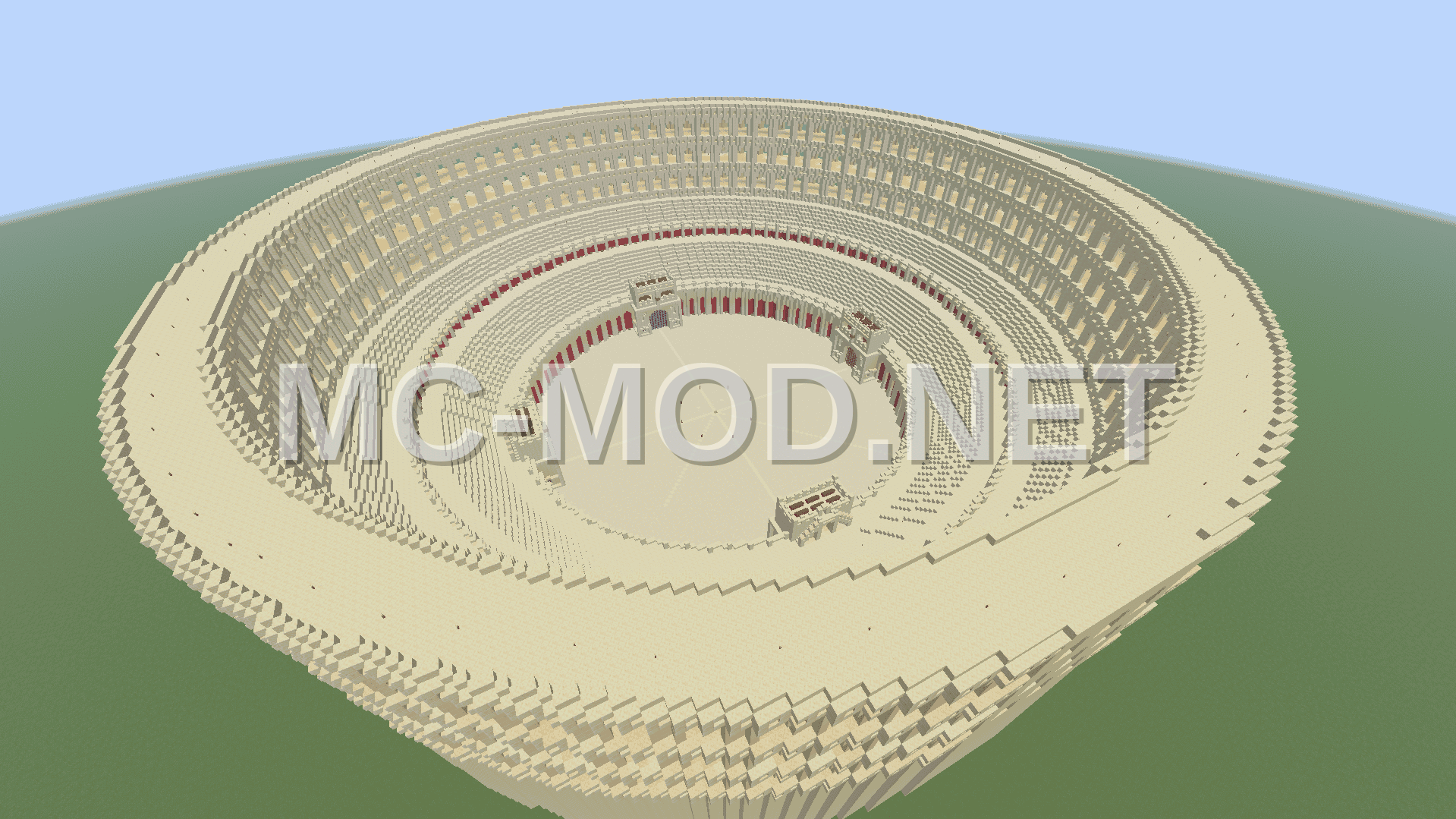 Roman Colosseum Structure
