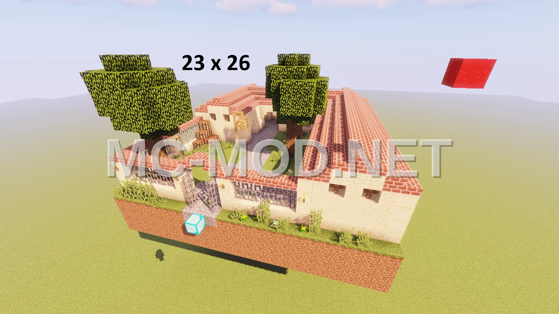 Roman Courtyard Garden
