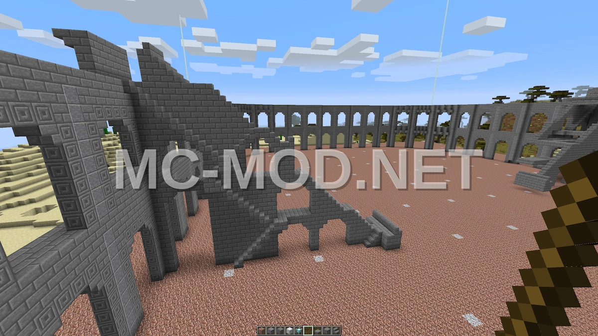 Roman Style Arena Structure